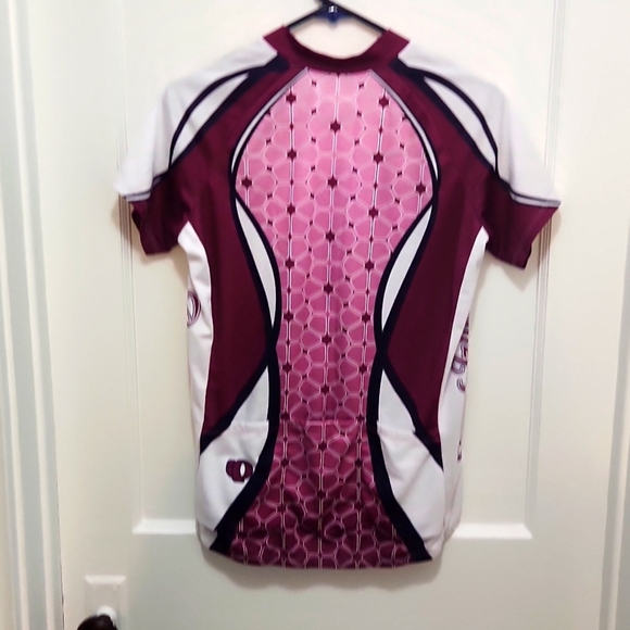 Pearl Izumi Maroon and Pink Cycling Top Size Large - Picture 2 of 8
